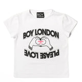 T-shirt in jersey da bambina BOY LONDON con logo