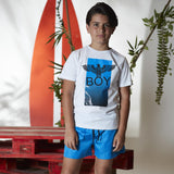 T-shirt in jersey da bambino BOY LONDON 100% cotone