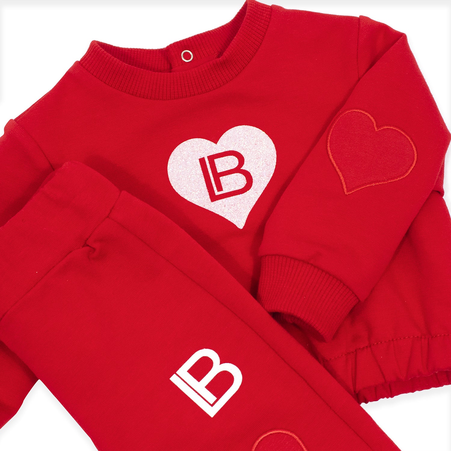 Completo felpa e pantalone neonata Laura Biagiotti in cotone