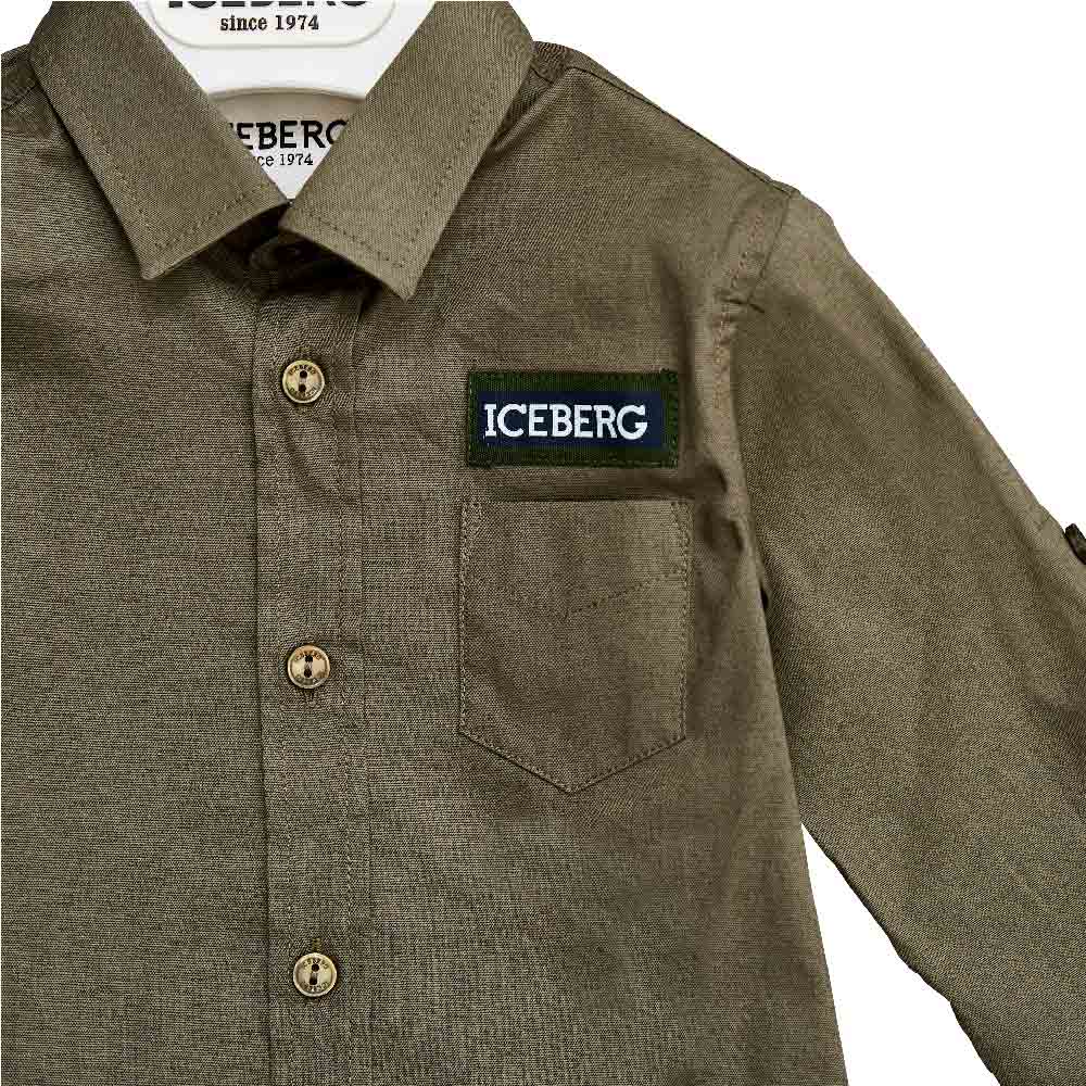 Camicia bambino Iceberg in cotone