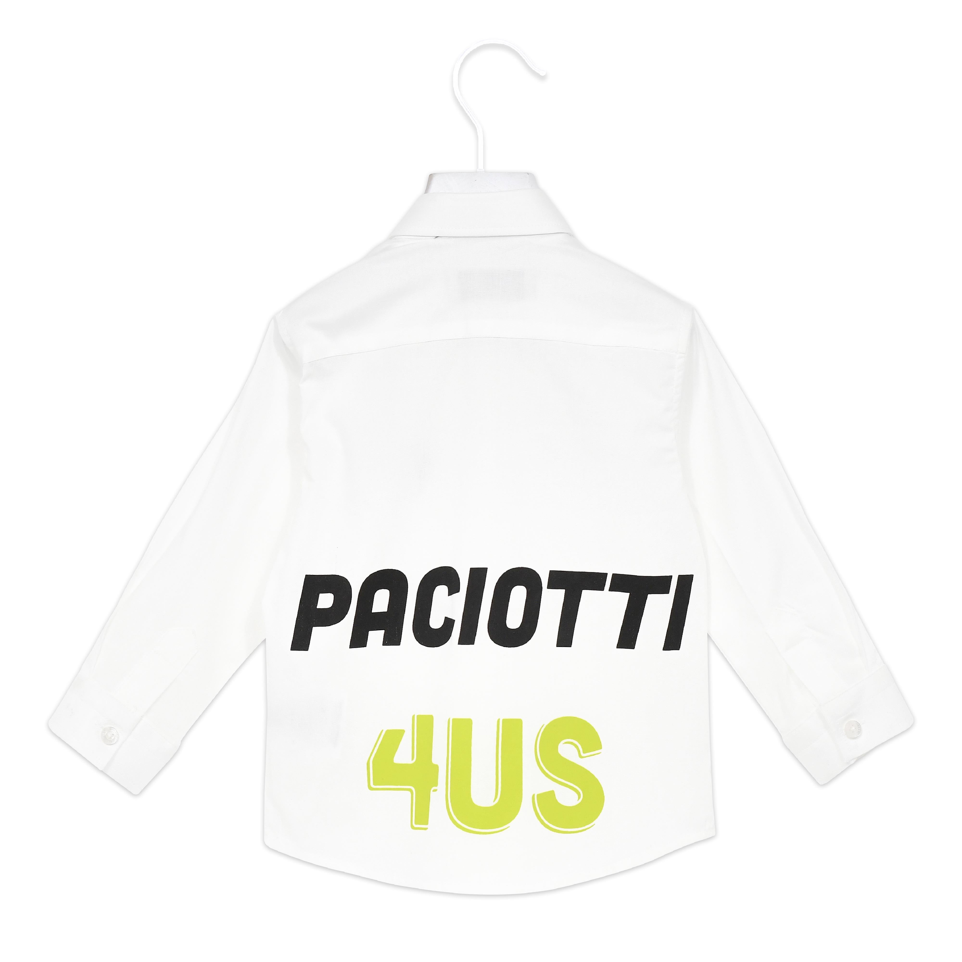 Camicia baby boy 4US Paciotti in popeline stretch