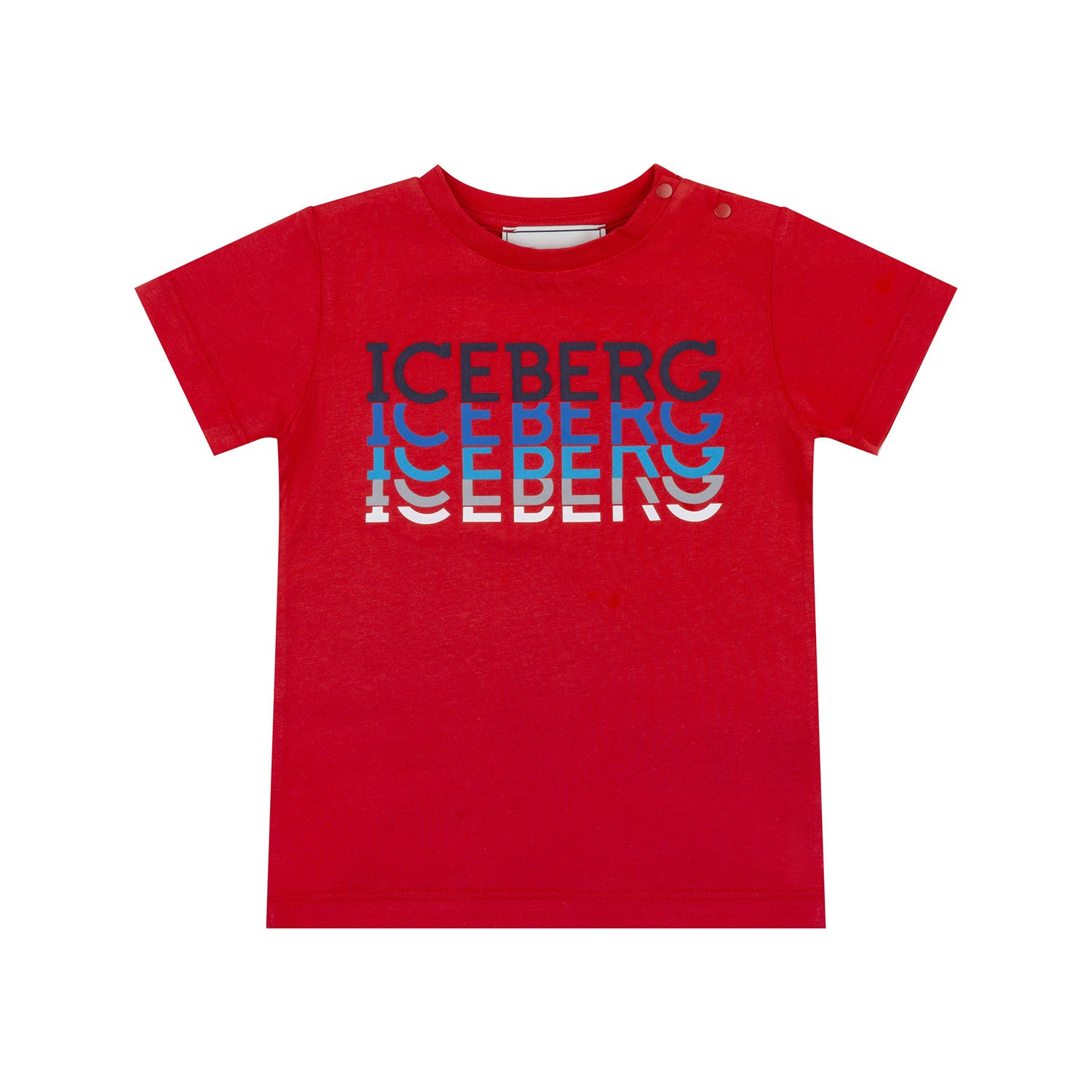 T-shirt bambino Iceberg in cotone
