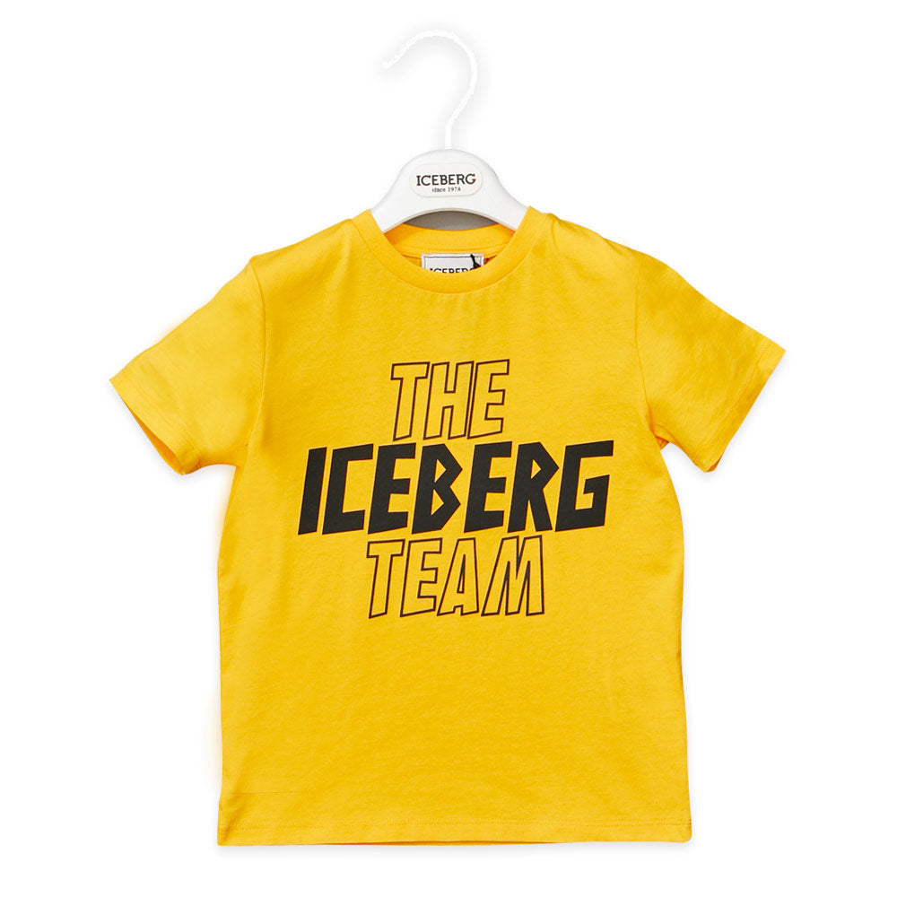 T-shirt ragazzo Iceberg in cotone