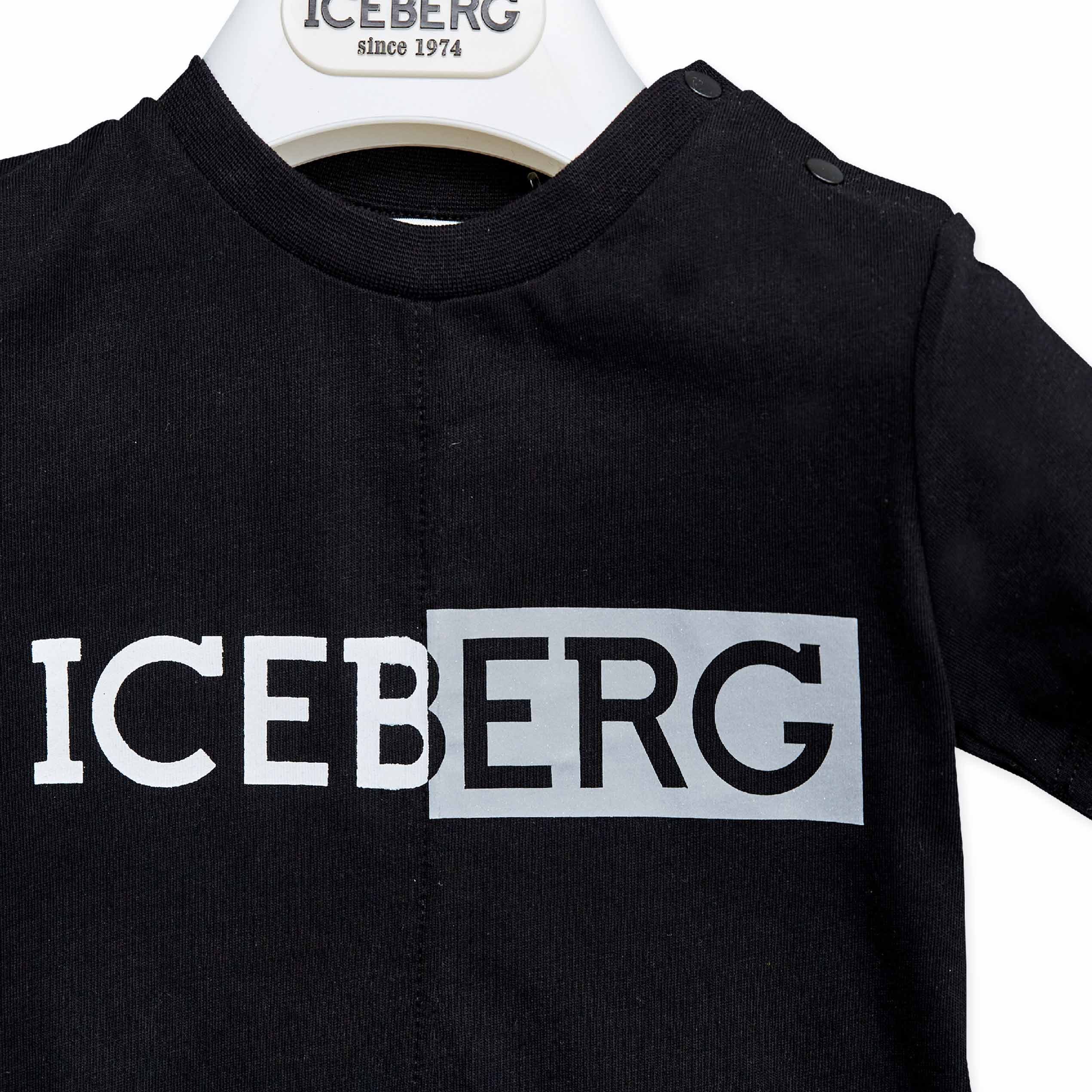 T-shirt bambino Iceberg in cotone