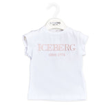 T-shirt baby girl Iceberg in cotone