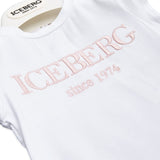 T-shirt baby girl Iceberg in cotone