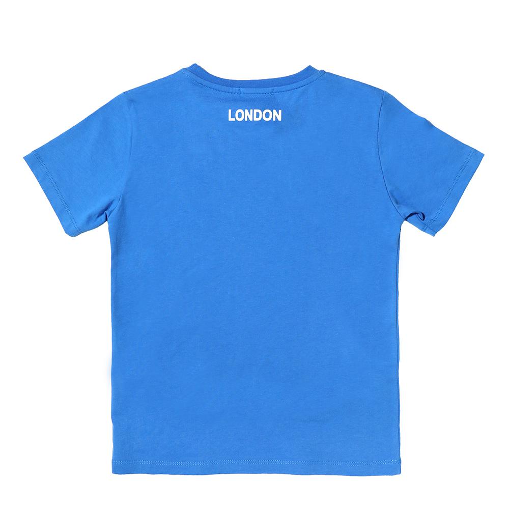 T-shirt in jersey da bambino BOY LONDON logo ripetuto