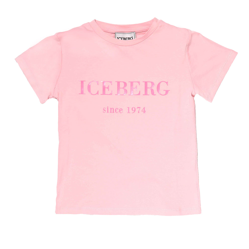 T-shirt Ice Iceberg ragazza con logo